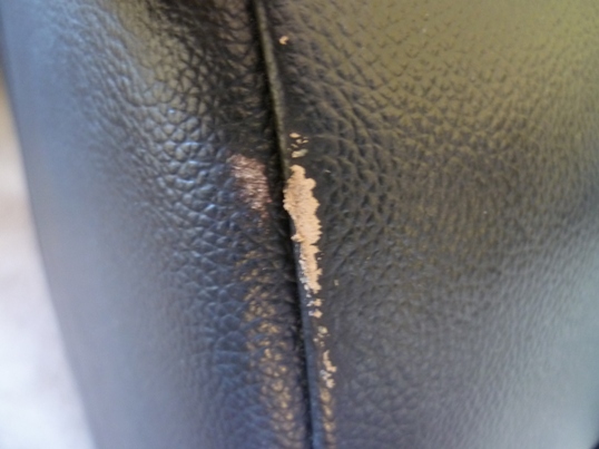 example of a scuffed leather couch