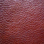 sample of semi-aniline leather