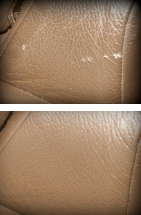 example of another repair of a leather couch damaged couch repaired